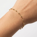 Pulsera bolitas continuas medianas 18CM