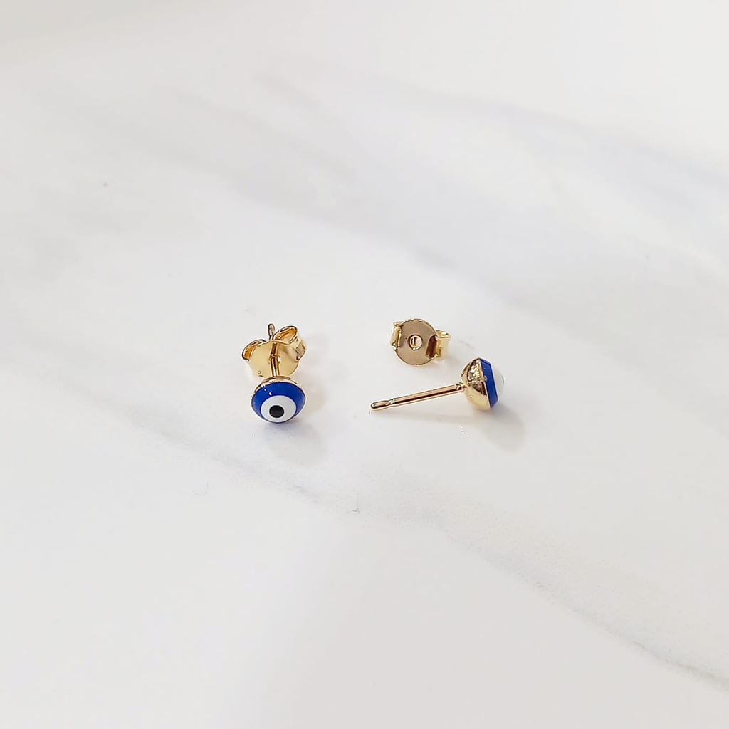 [722085] Arete ojo turco azul mini colección Turquía
